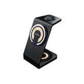 MICRODIA SNAPStation™ Aluminaire, 23W 3-in-1 iMac Style Aluminum Wireless Charging Station